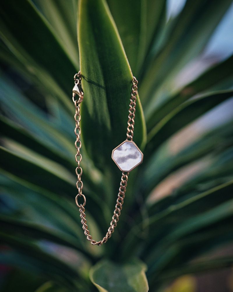 Classic Armband - Perlmutt - Gold - Für Sie