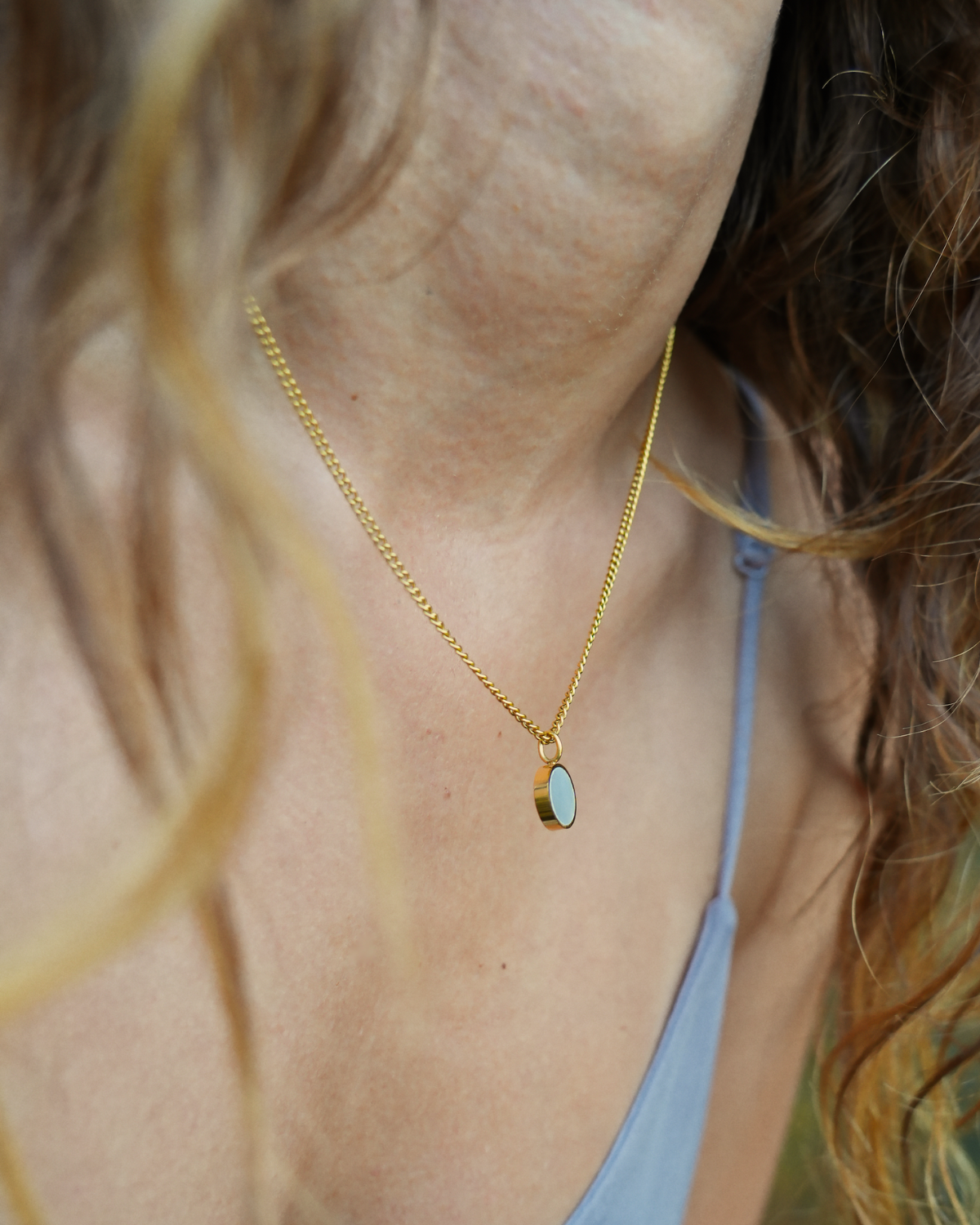 Lightness Halskette - Perlmutt - Gold - Für Sie