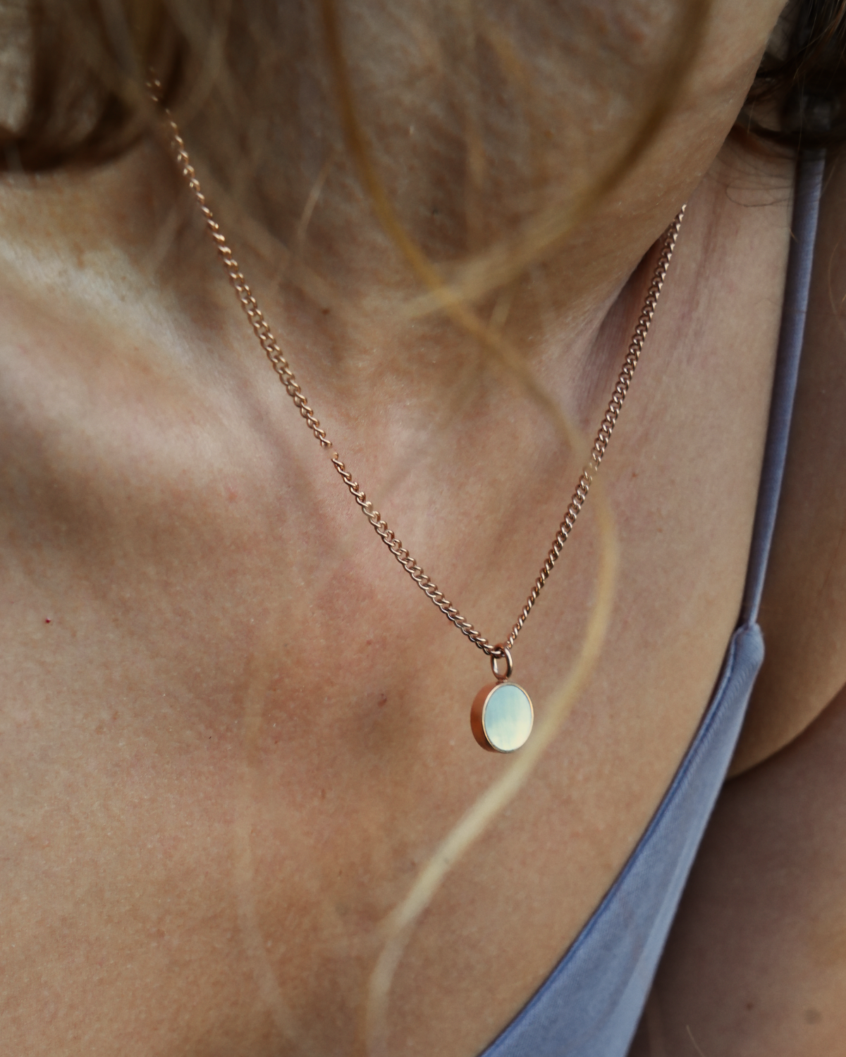 Lightness Halskette - Perlmutt - Rosegold - Für Sie