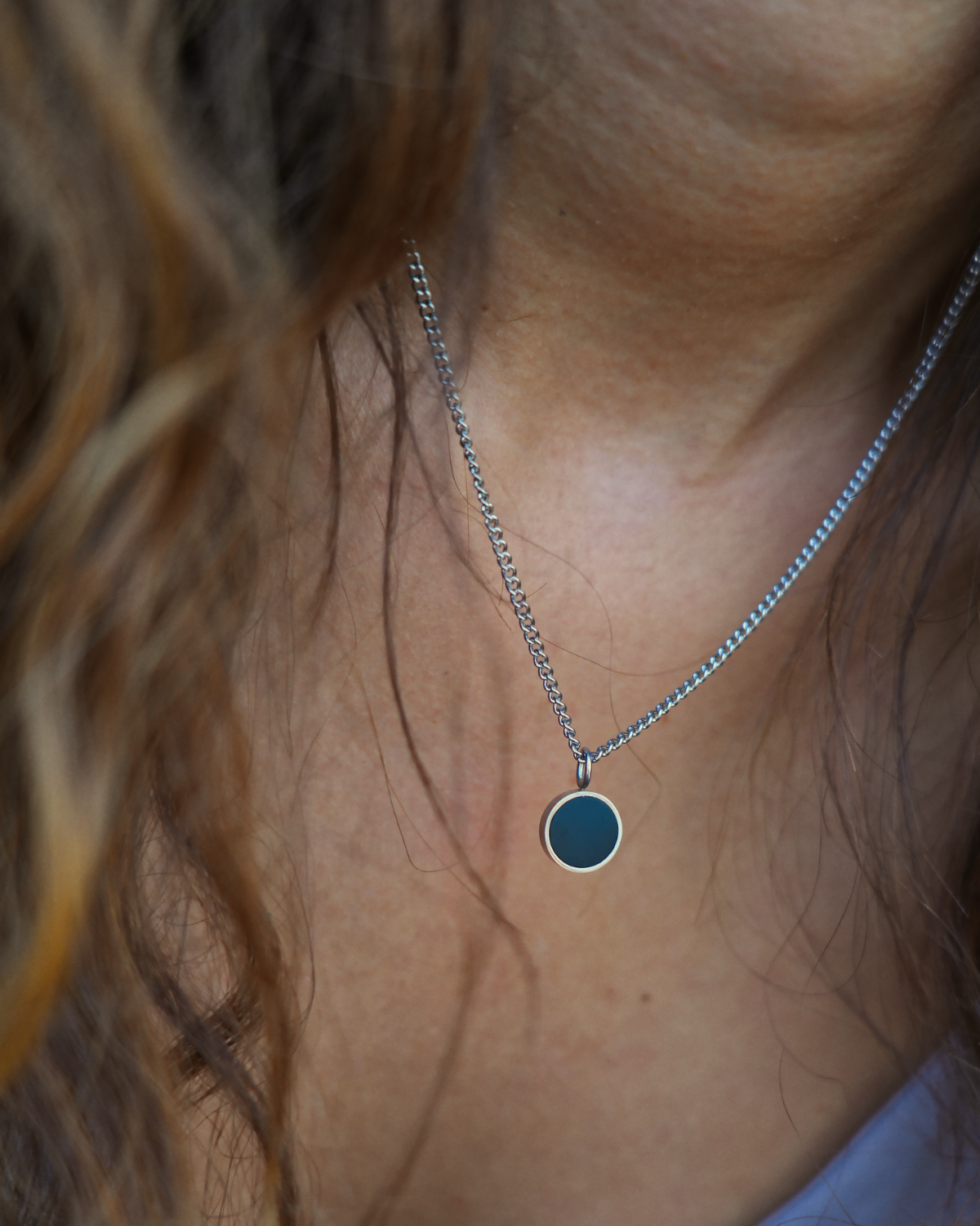 Lightness Halskette - Onyx - Silber - Für Sie