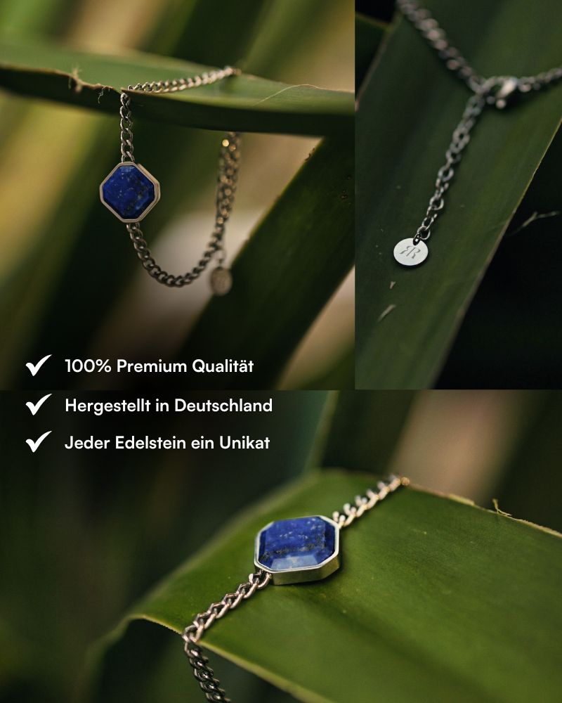 Classic Armband - Lapislazuli - Silber - Für Sie