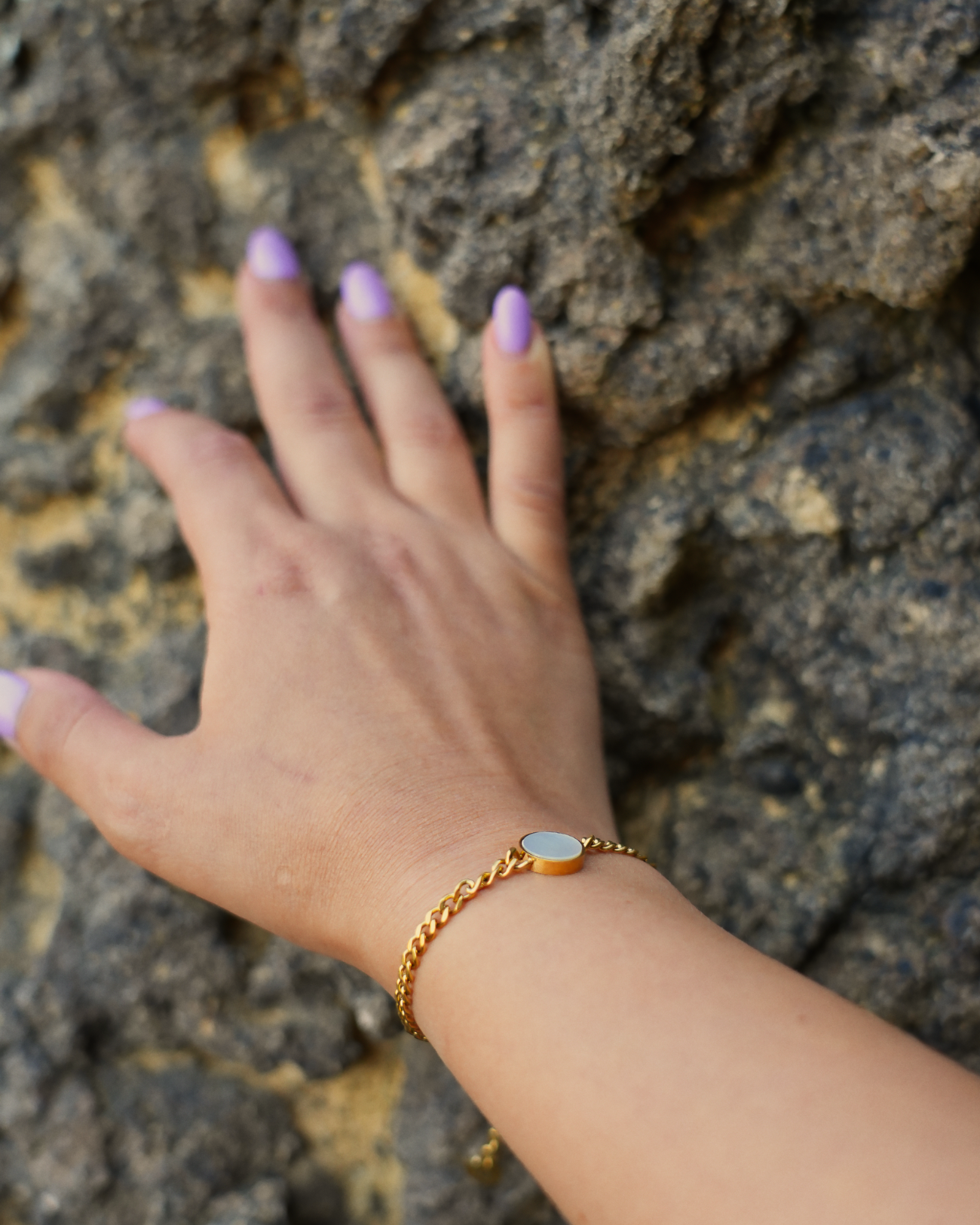 Lightness Armband - Perlmutt - Gold - Für Sie