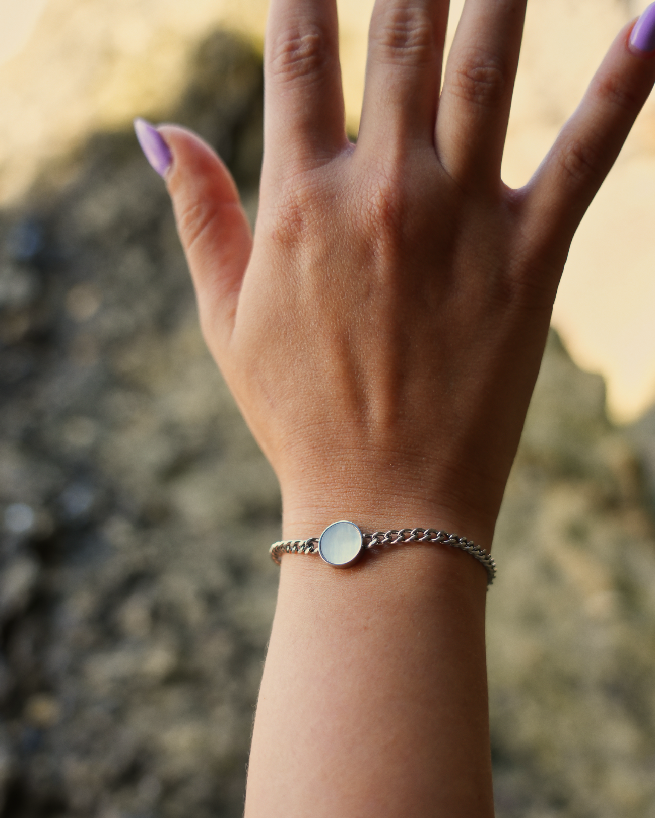 Lightness Armband - Perlmutt - Silber - Für Sie