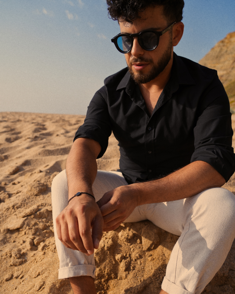 Lightness Armband - Onyx - Schwarz - Für Ihn