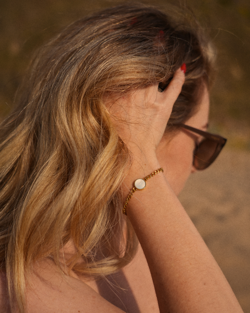 Lightness Armband - Perlmutt - Gold - Für Sie