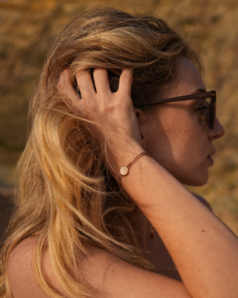 Lightness Armband - Perlmutt - Rosegold - Für Sie