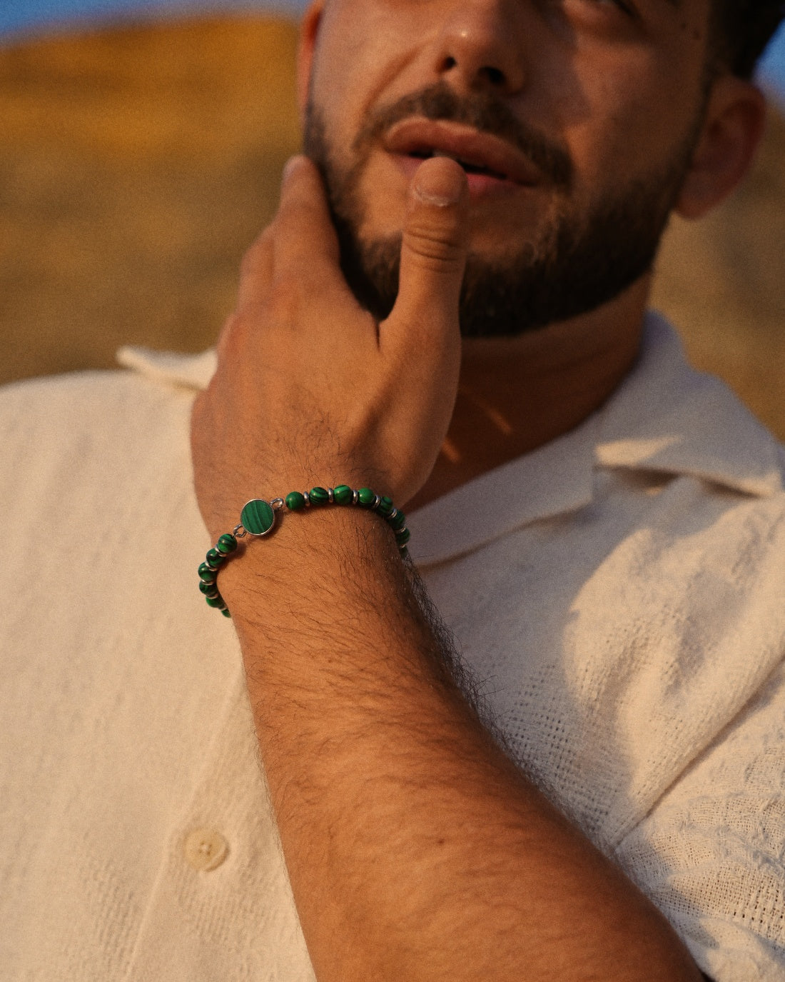 Terra Armband - Malachite - Für Ihn