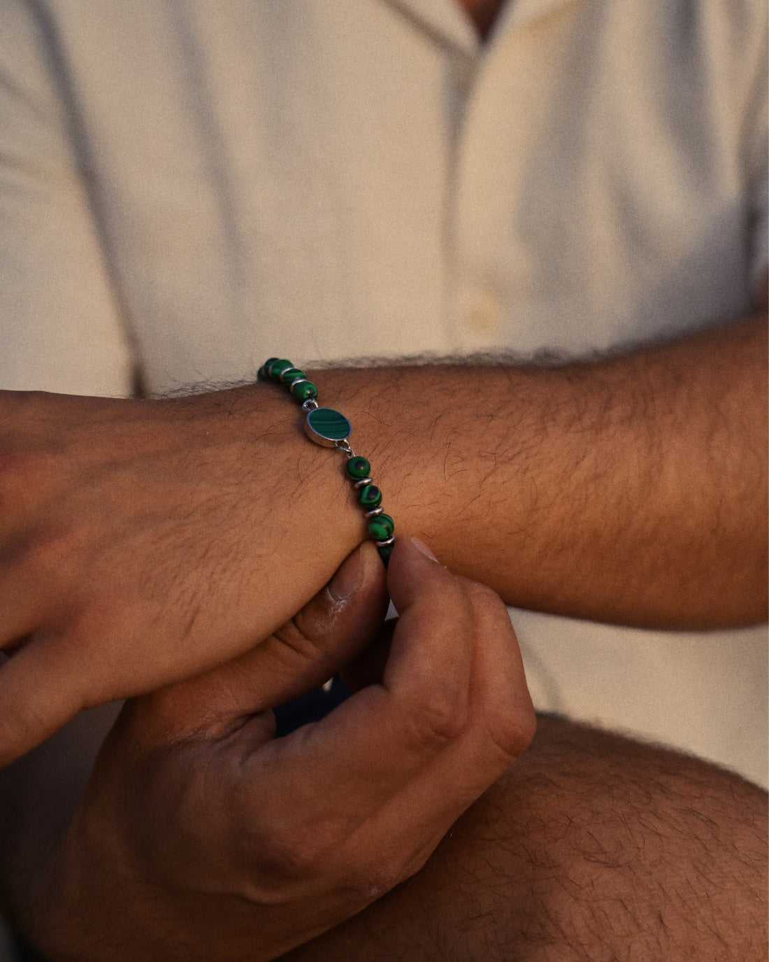 Terra Armband - Malachite - Für Ihn