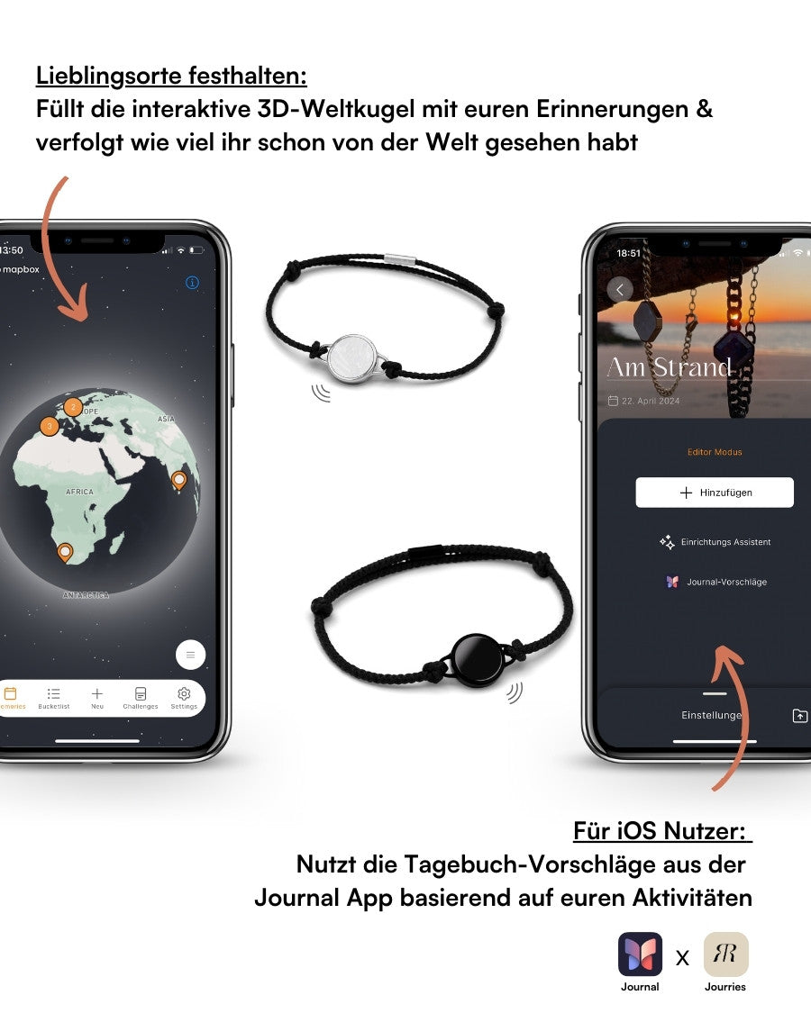Lightness Stoffarmband - Perlmutt - Silber - Für Sie
