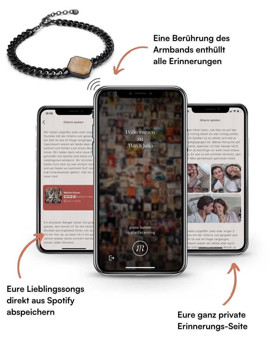 Classic Armband - Tigerauge - Schwarz - Für Ihn
