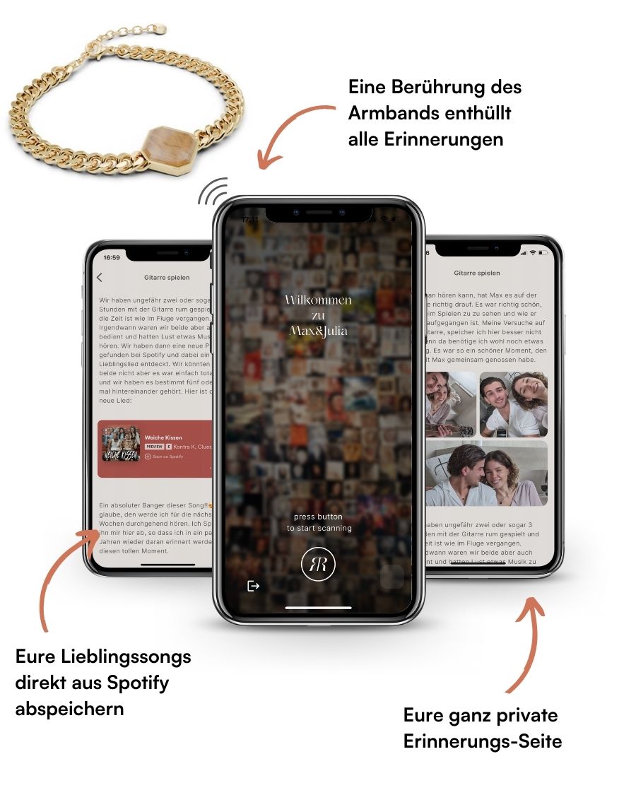 Classic Armband - Tigerauge - Gold - Für Ihn