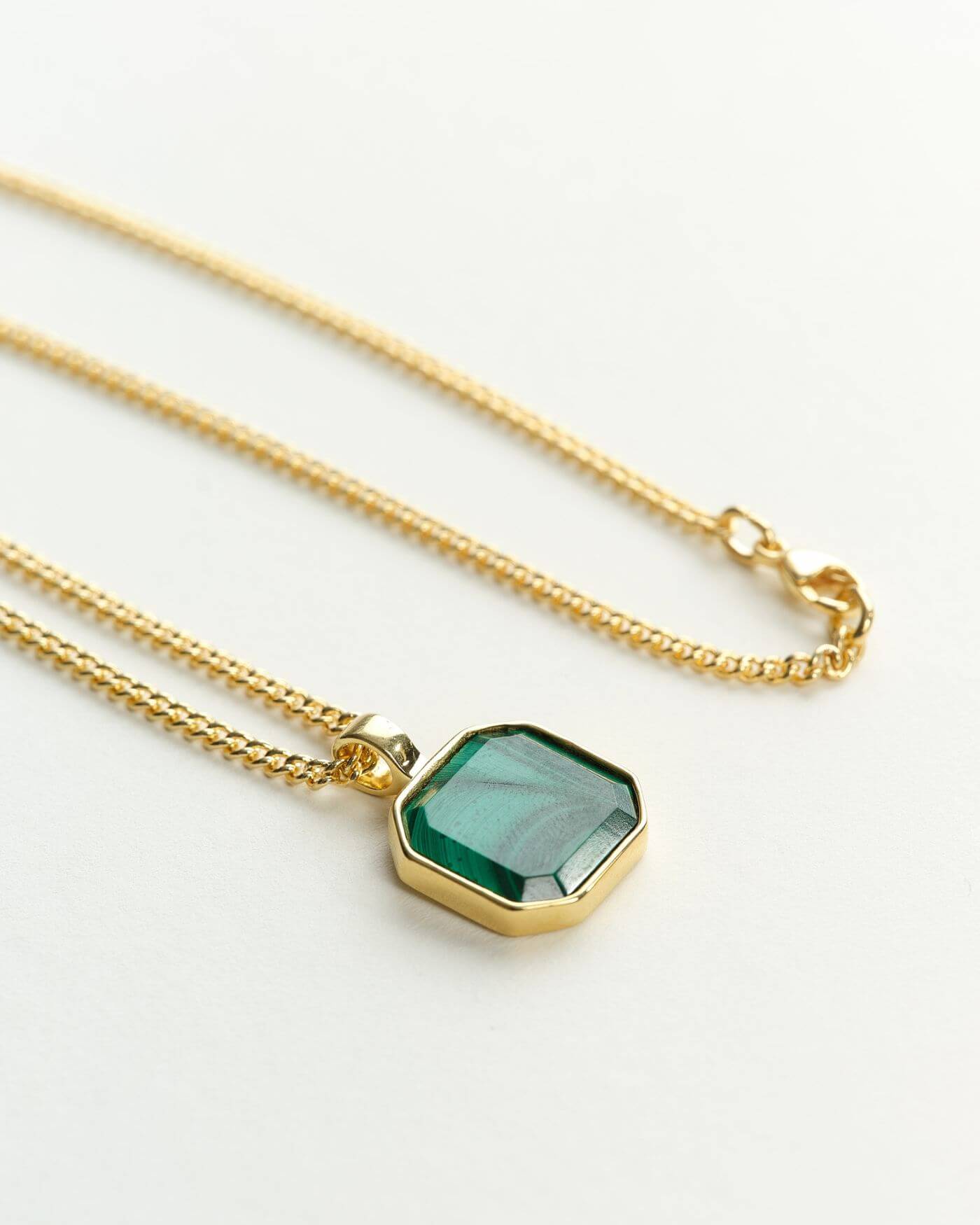 Classic Halskette - Malachite - Gold - Für Sie
