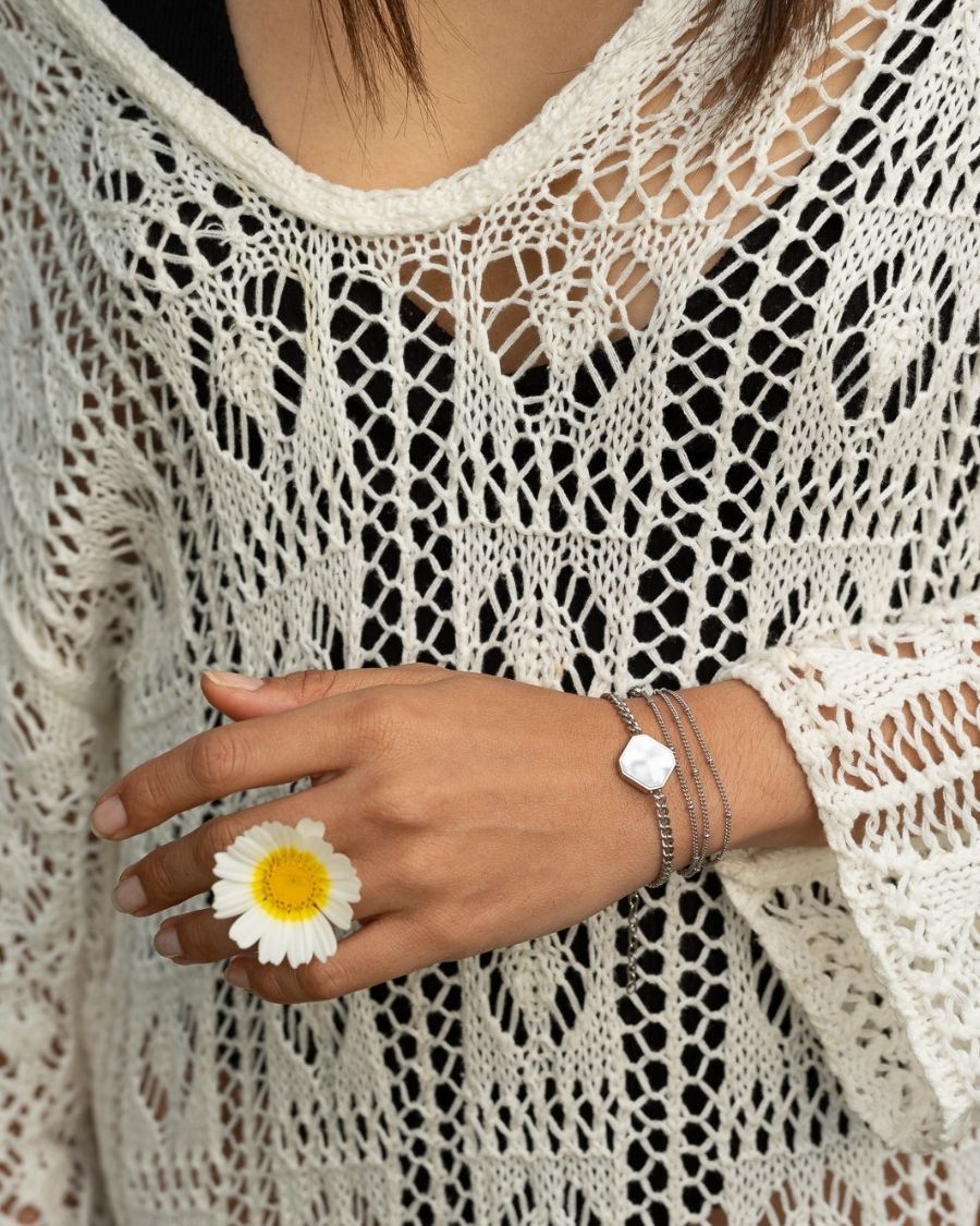 Classic Classic Armband - Perlmutt - Silber - Für Sie