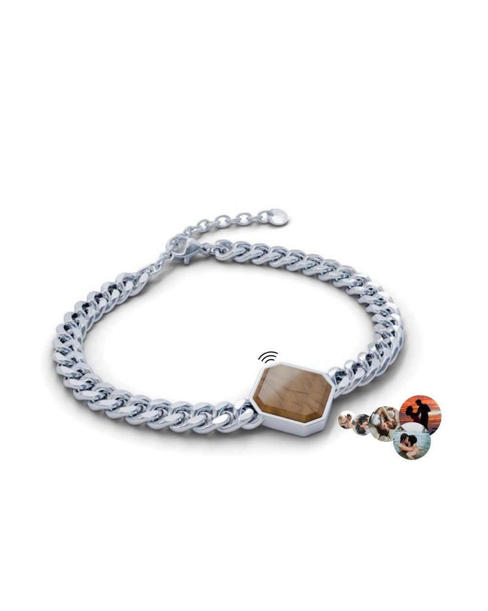 Classic Armband - Tigerauge - Silber - Für Ihn
