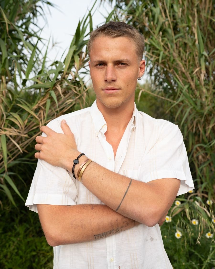 Classic Armband - Onyx - Schwarz - Für Ihn