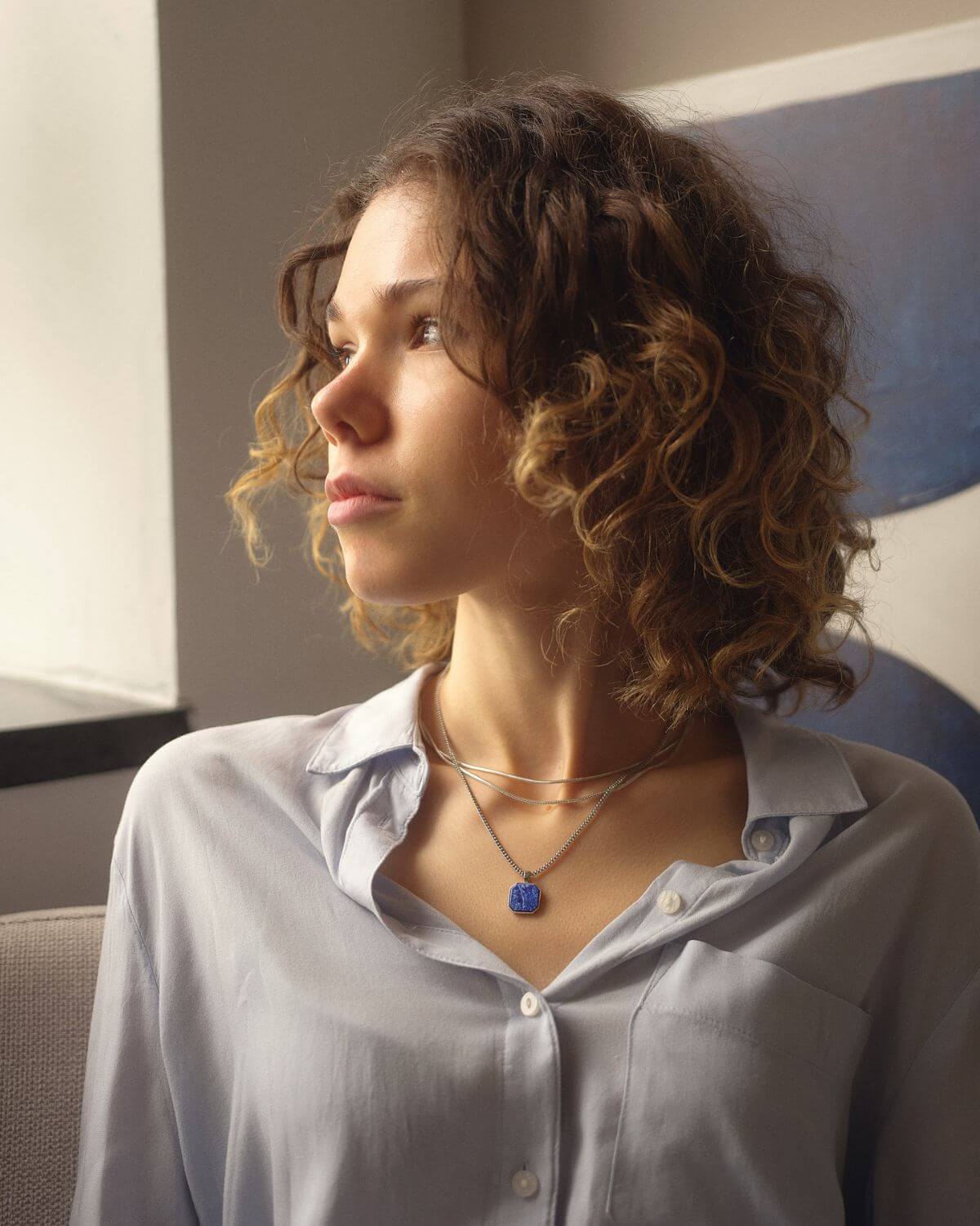 Lapislazuli - Silber - Für Sie