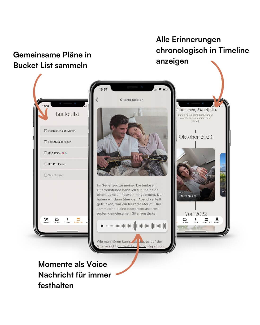 Classic Halskette - Tigerauge - Gold - Für Sie