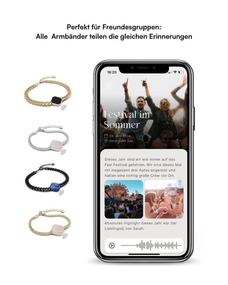 Friends Bundle – NFC Schmuck für besondere Freundschaften