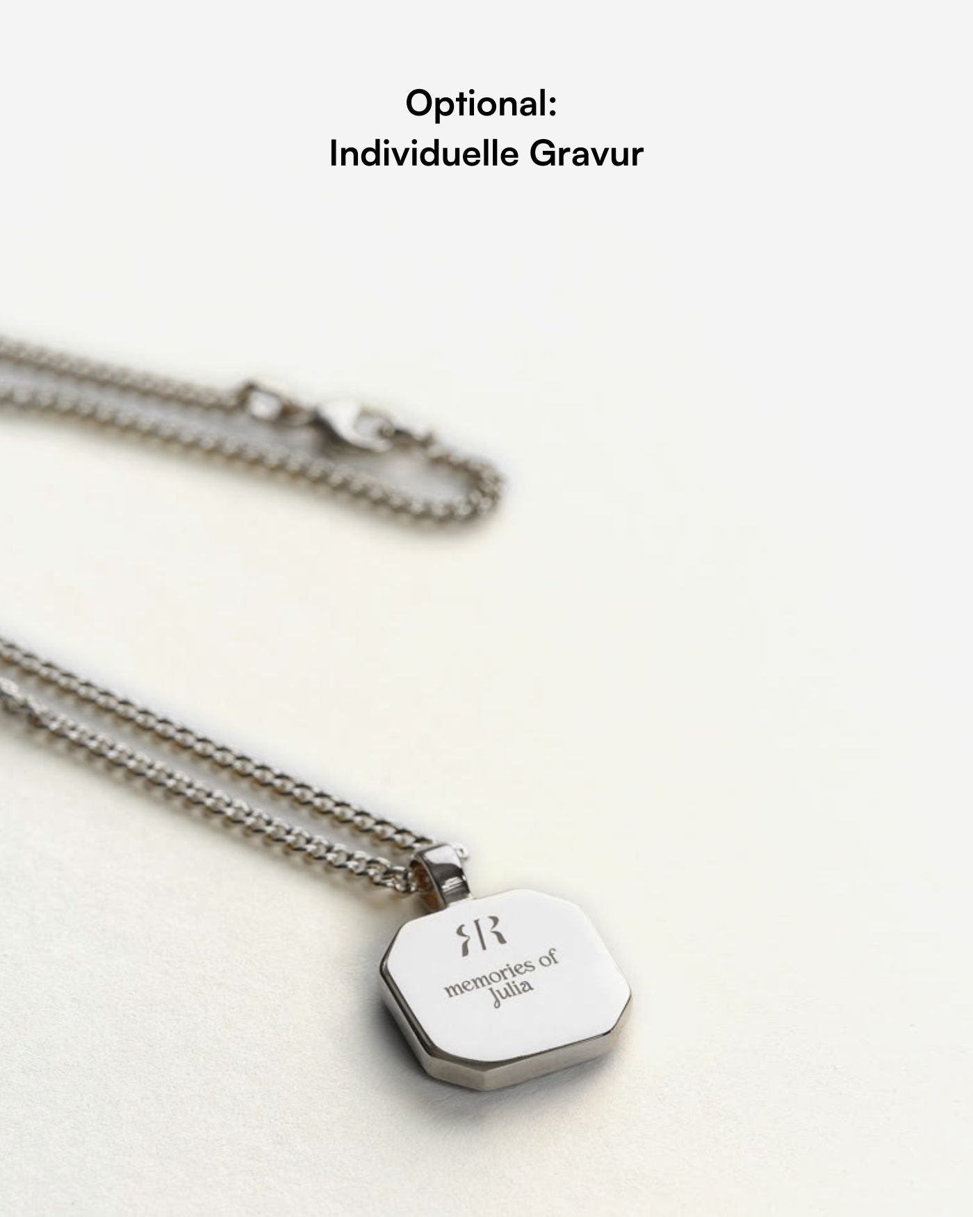 Classic Halskette - Pink Jasper - Silber - Für Sie
