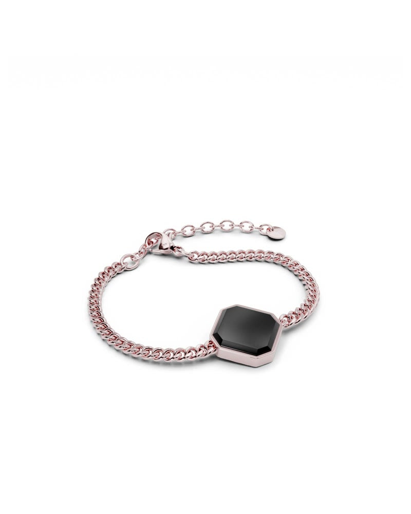 Classic Armband - Onyx - Rosegold - Für Sie