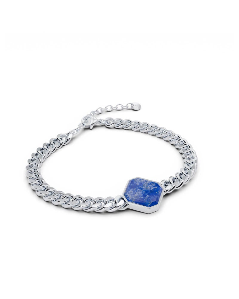 Bundle Armband: Classic Lapislazuli - Silber - Für Ihn