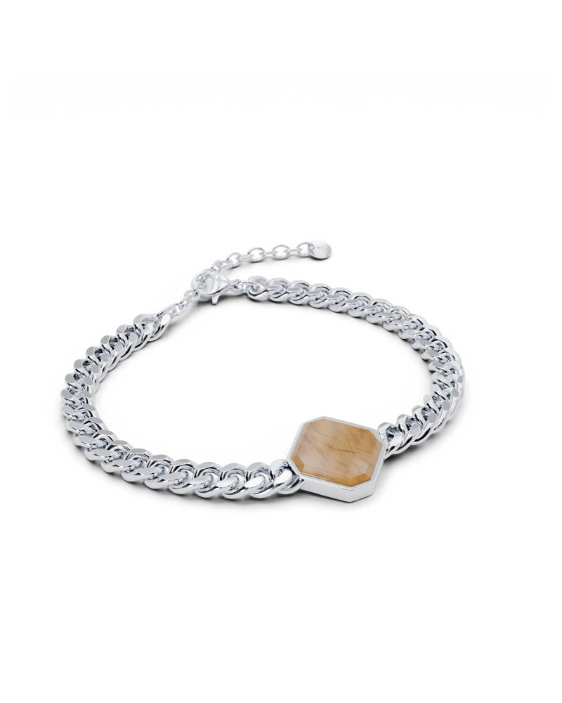 Bundle Armband: Classic Tigerauge - Silber - Für Ihn