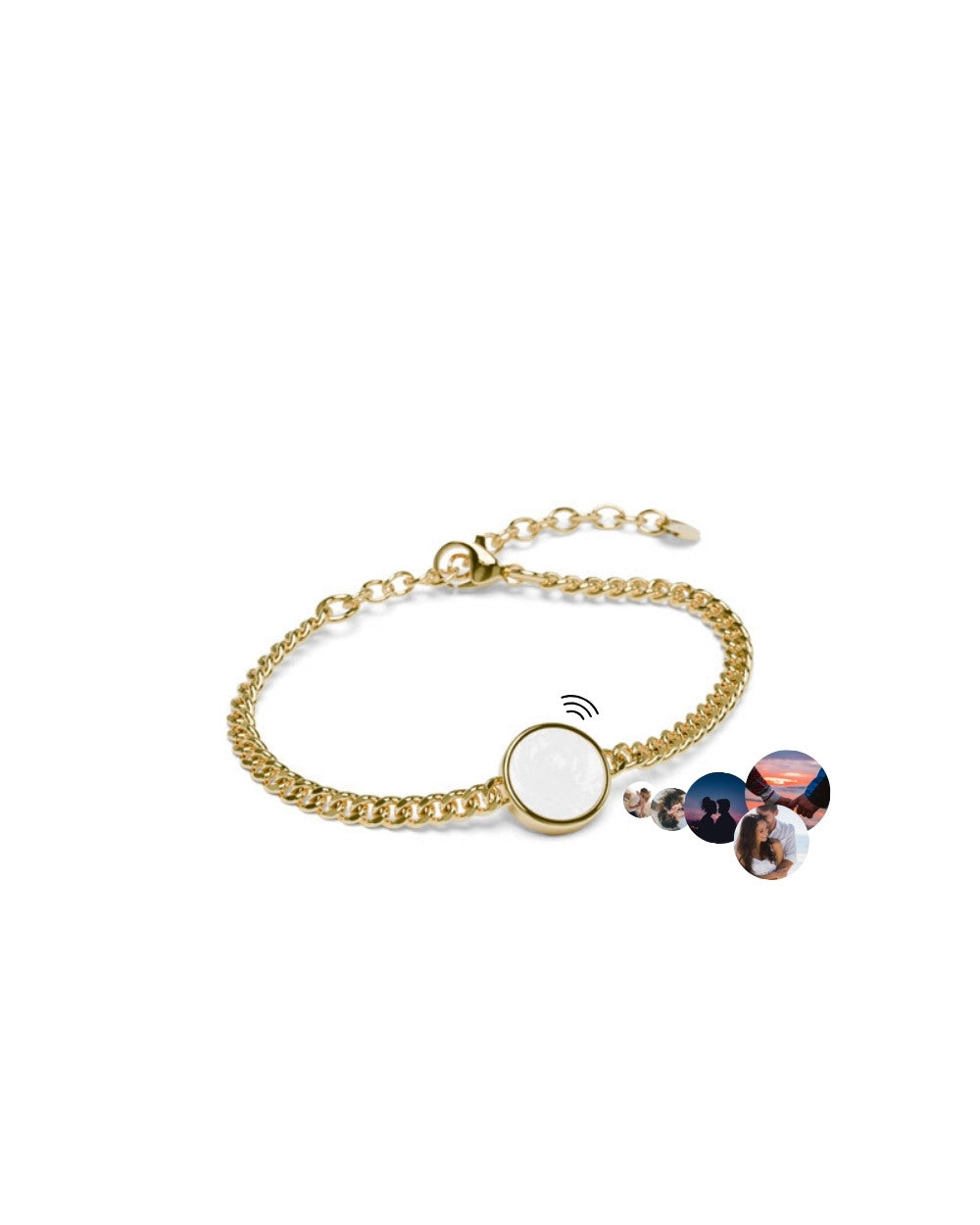 Lightness Armband - Perlmutt - Gold - Für Sie