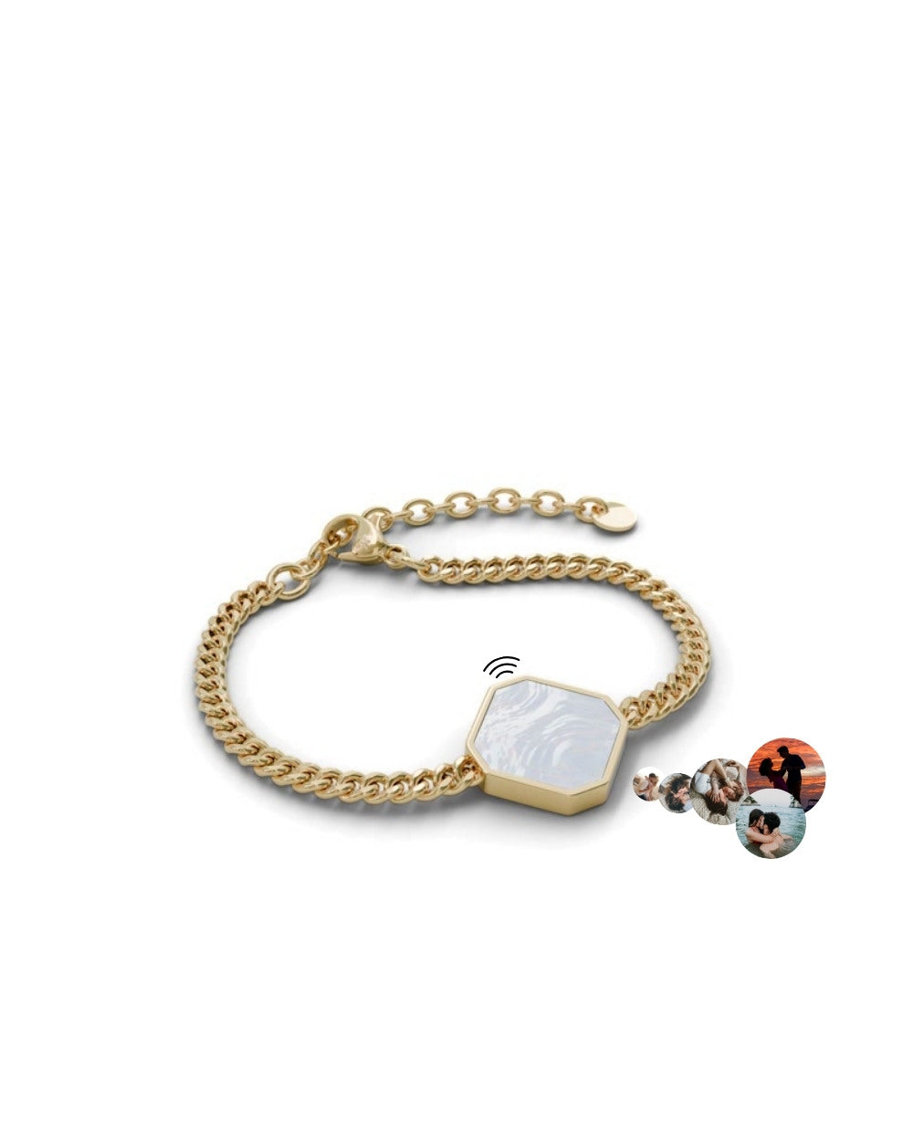 Classic Armband - Perlmutt - Gold - Für Sie