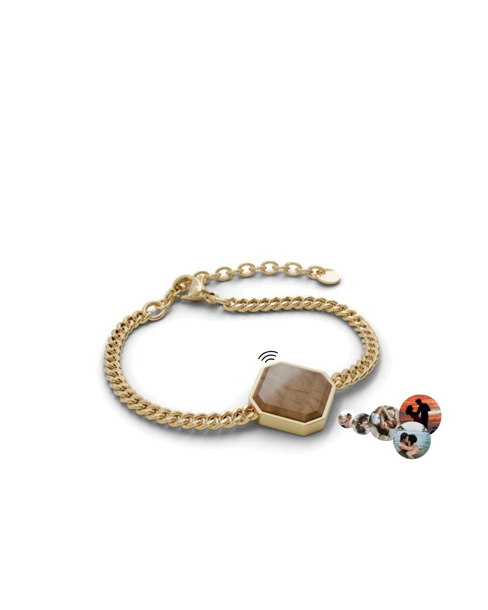 Classic Armband - Tigerauge - Gold - Für Sie