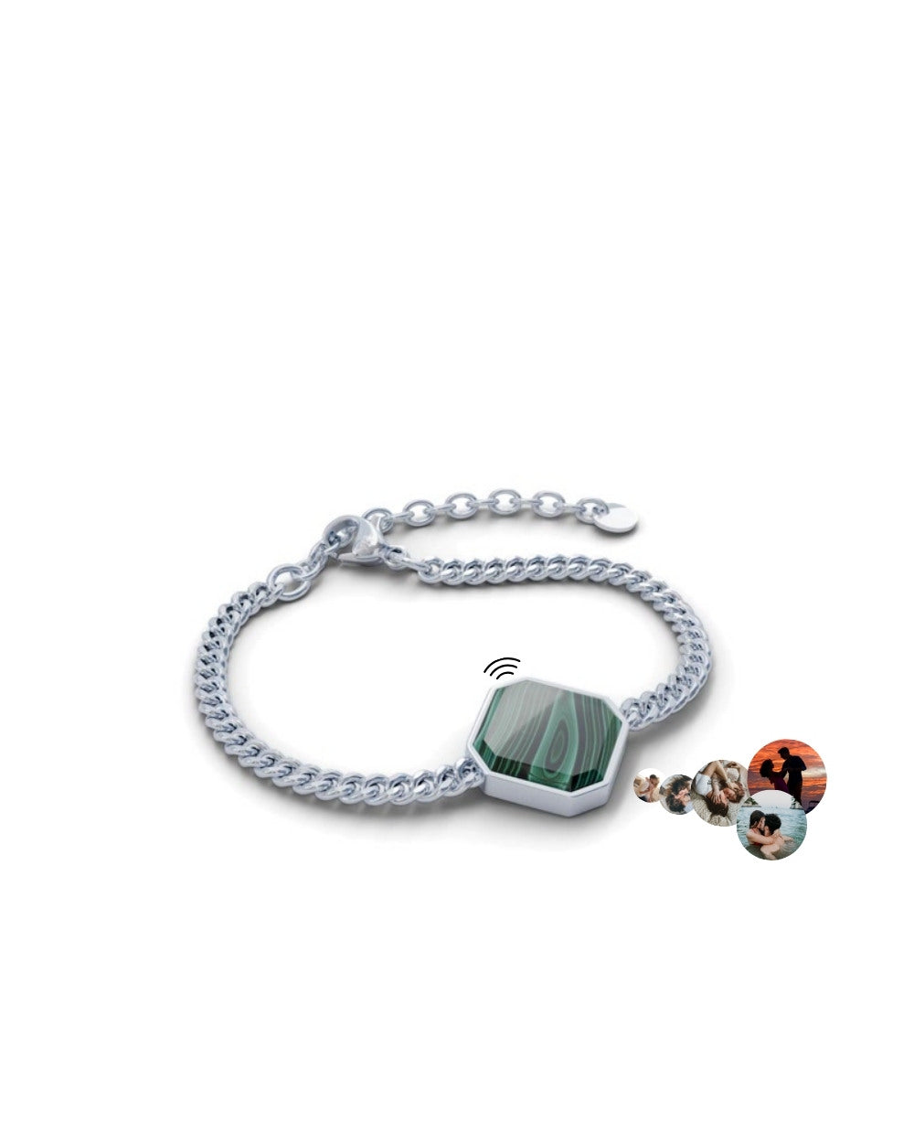 Classic Armband - Malachite - Silber - Für Sie