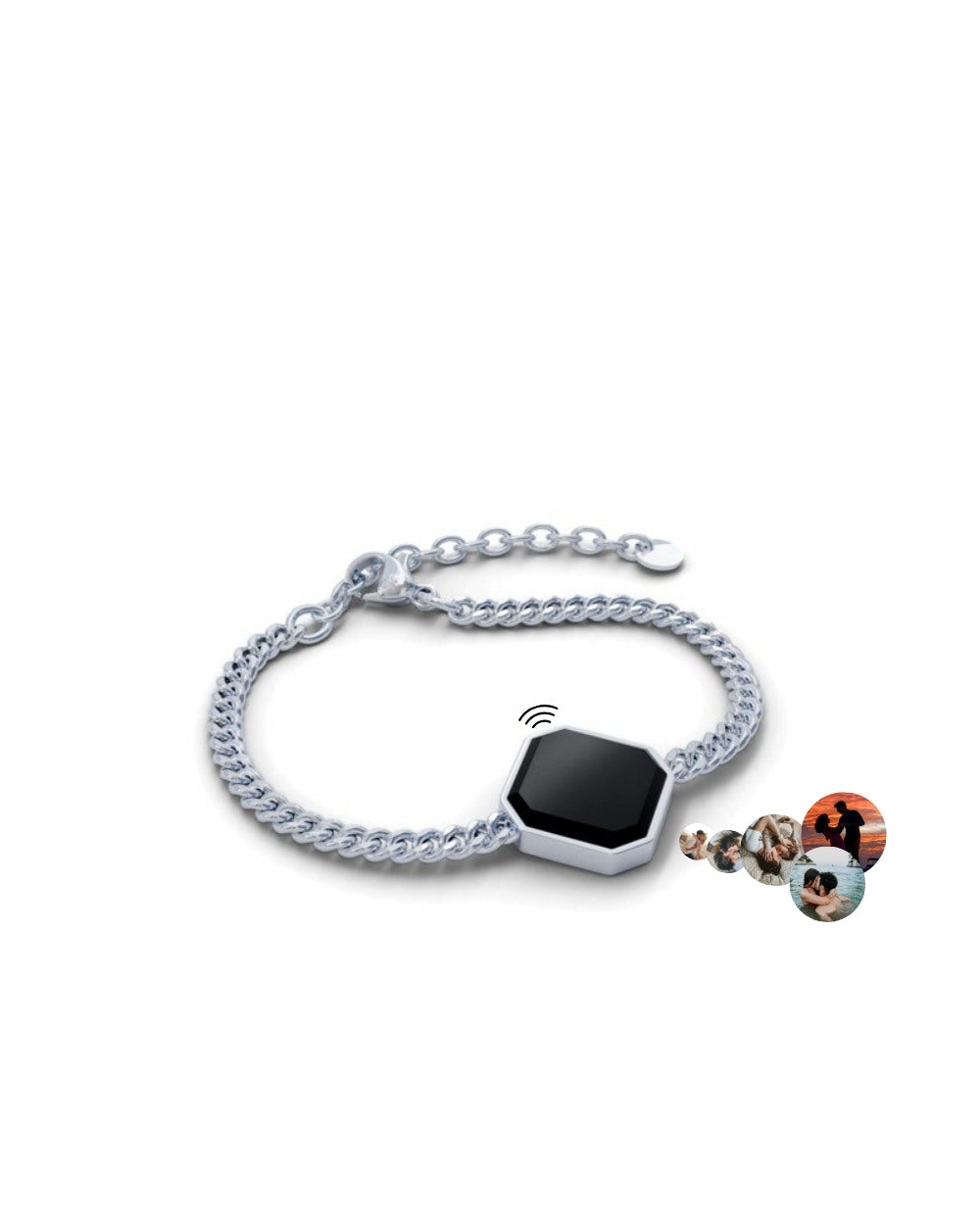 Classic Armband - Onyx - Silber - Für Sie