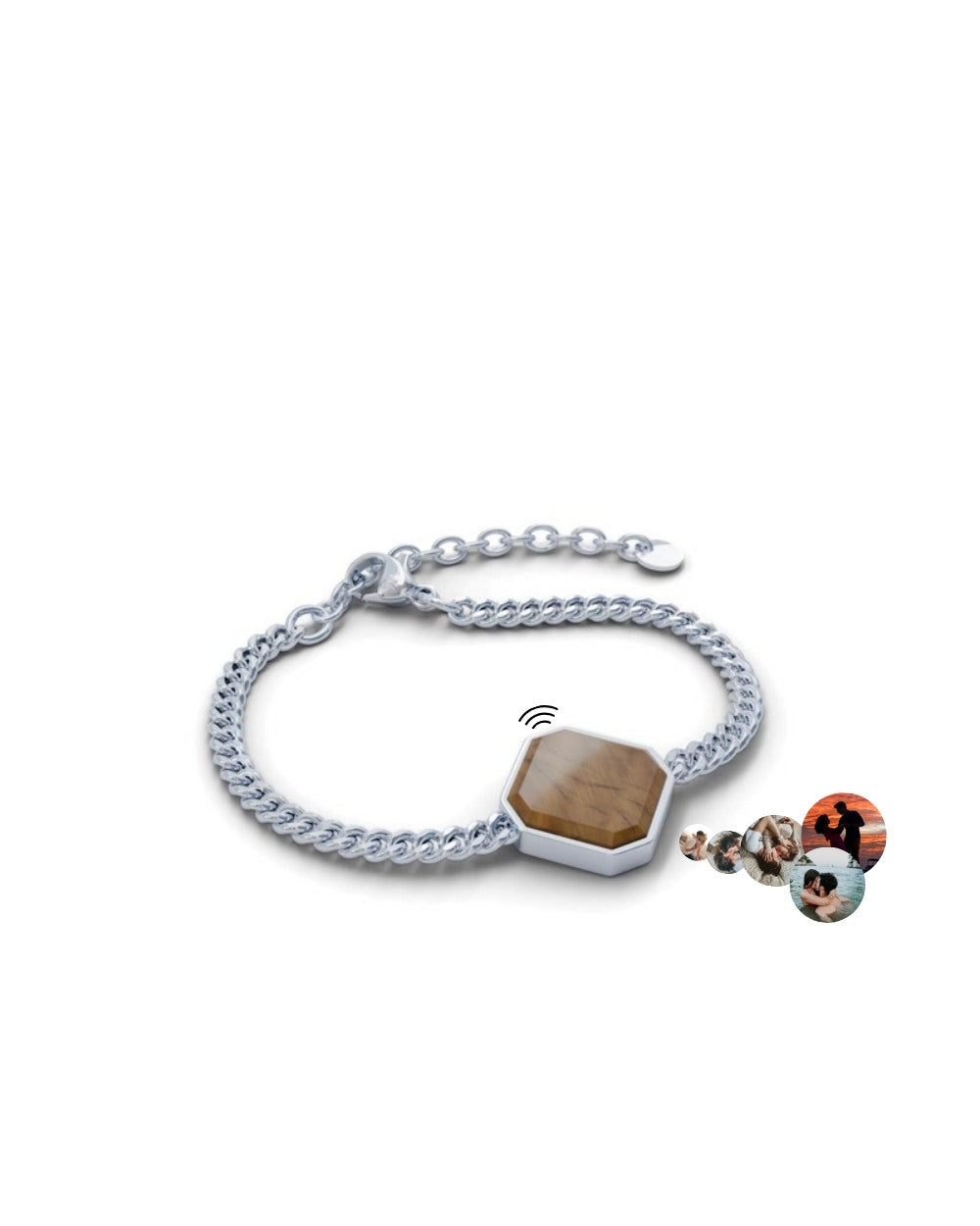 Classic Armband - Tigerauge - Silber - Für Sie