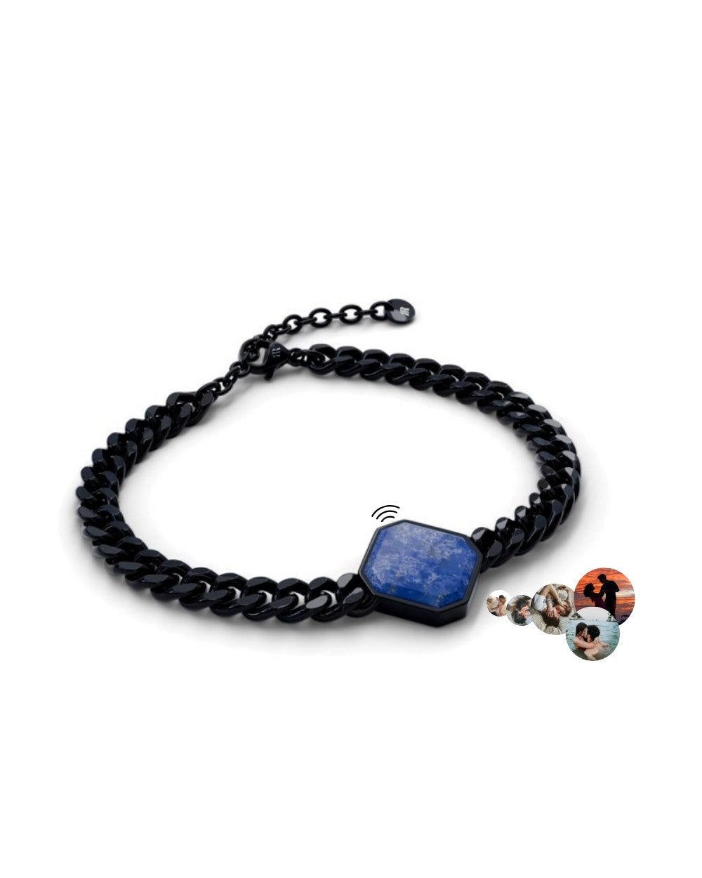 Classic Armband - Lapislazuli - Schwarz - Für Ihn