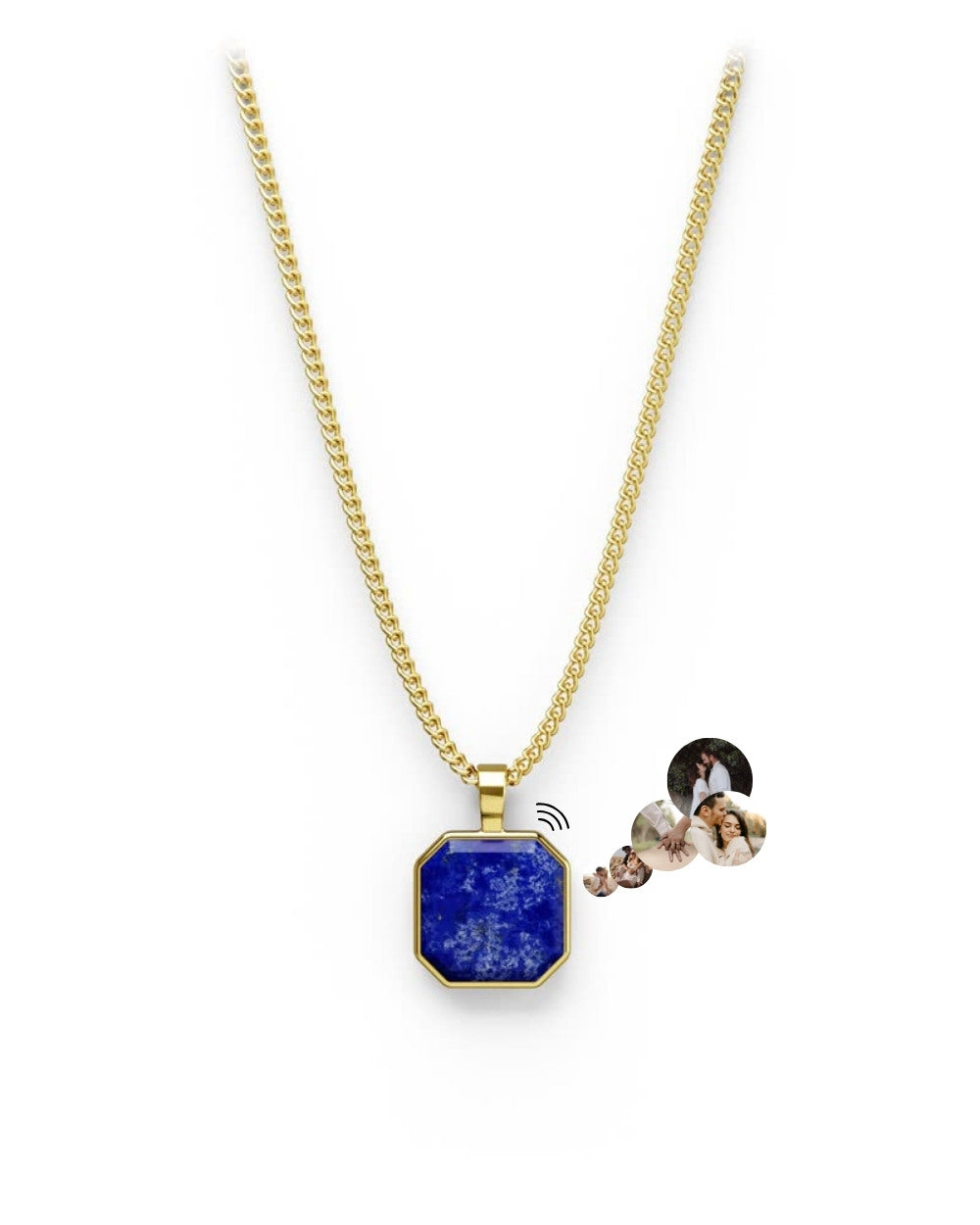 Classic Halskette - Lapislazuli - Gold - Für Sie