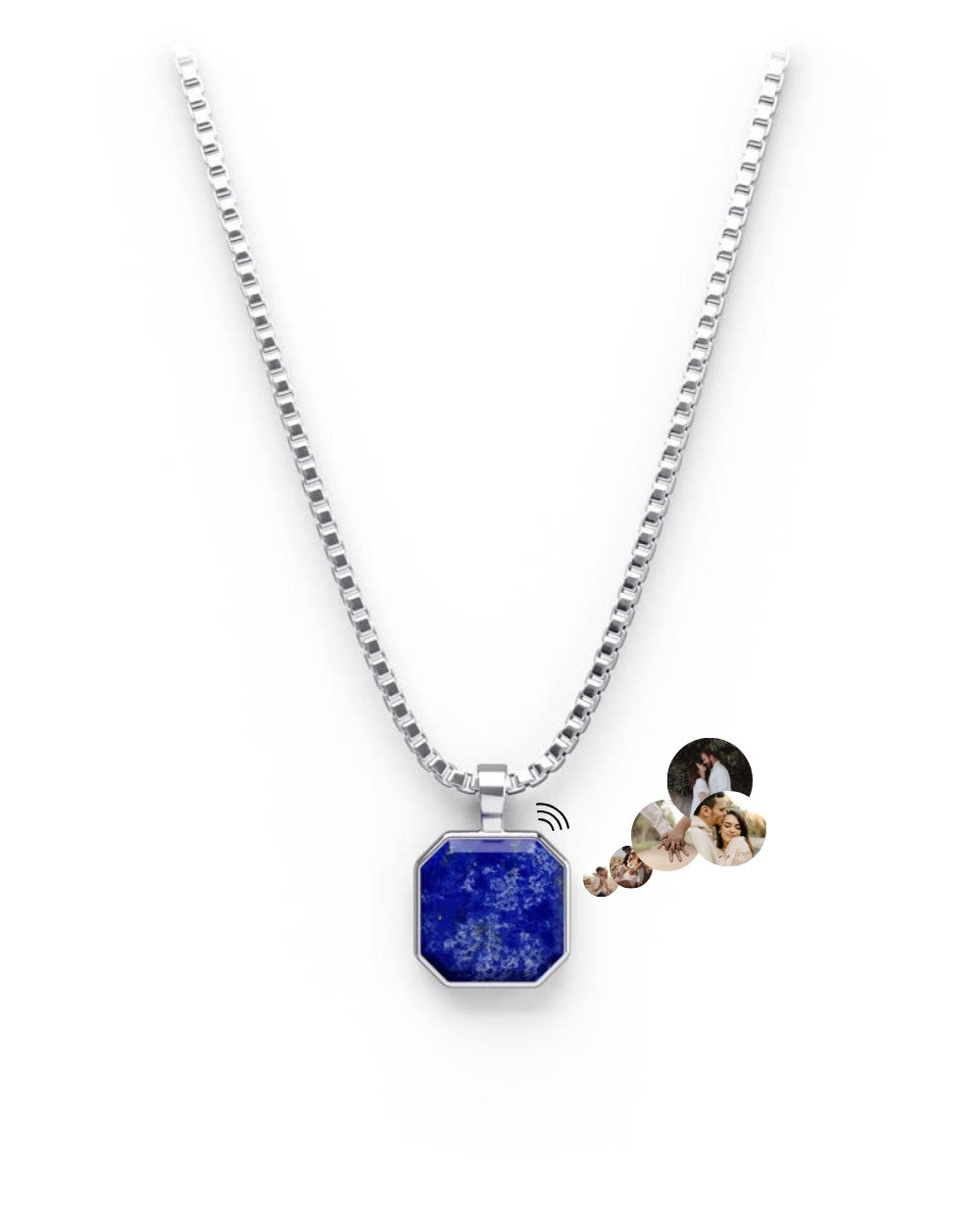 Classic Halskette - Lapislazuli - Silber - Für Ihn