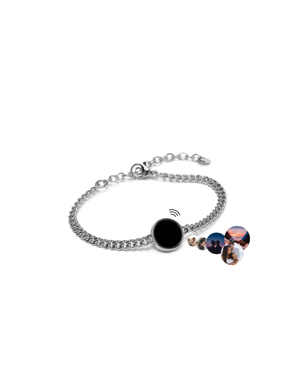 Lightness Armband - Onyx - Silber - Für Ihn