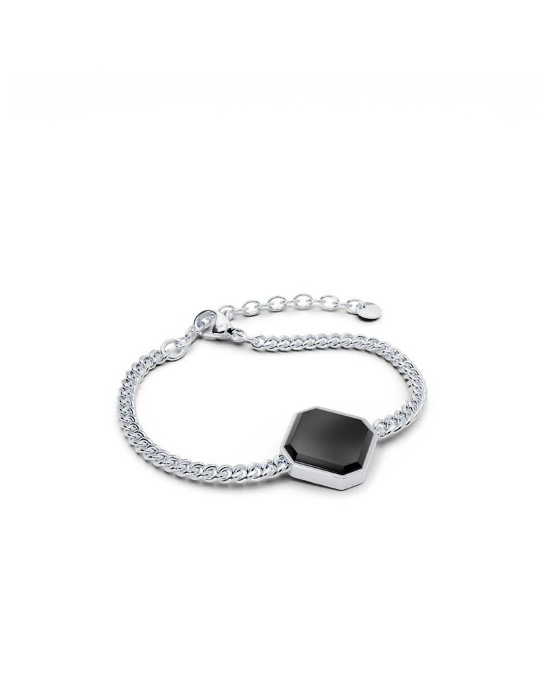 Armband - Onyx - Silber - Für Sie