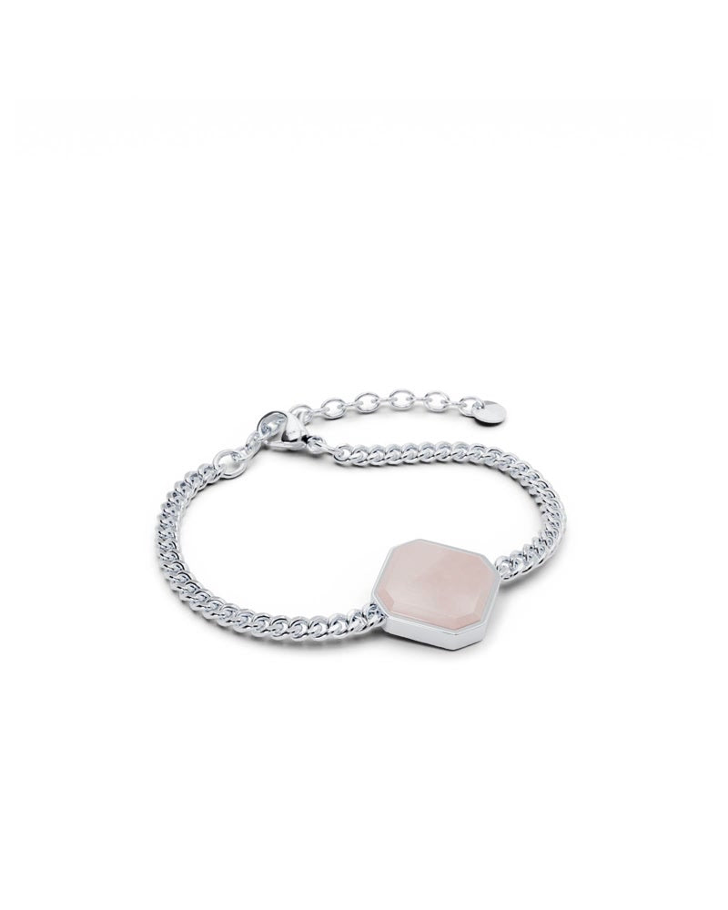 Armband - Pink Jasper - Silber - Für Sie